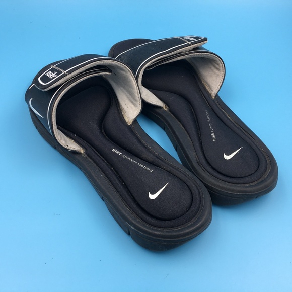 Nike Womens Black White   Sandals Sz 9 EX DR00094 - Picture 5 of 7